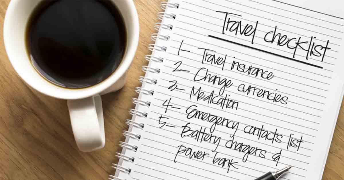 Checklist before buying travel insurance